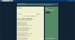 Desktop Screenshot of lyrics-dikirbarat.blogspot.com