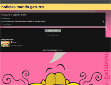 Tablet Screenshot of noticiasmundogaturro.blogspot.com