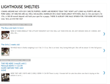 Tablet Screenshot of lighthouseshelties.blogspot.com