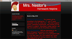 Desktop Screenshot of mrsnnestor.blogspot.com