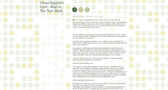 Desktop Screenshot of chasesapphirecard.blogspot.com