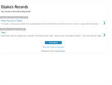 Tablet Screenshot of dzakosrecords.blogspot.com