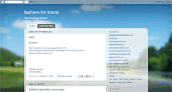 Desktop Screenshot of fashion-for-travel.blogspot.com