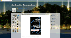 Desktop Screenshot of loquehoynopuedodecir.blogspot.com