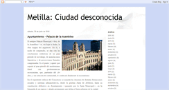 Desktop Screenshot of melilladesconocida.blogspot.com