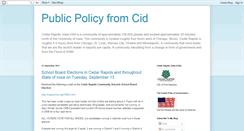 Desktop Screenshot of cidpubpolicy.blogspot.com