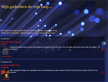 Tablet Screenshot of mijngedachtendevrijeloop.blogspot.com