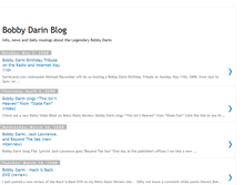 Tablet Screenshot of bobbydarinblog.blogspot.com