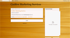 Desktop Screenshot of cre8ivemarketingservices.blogspot.com