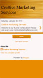 Mobile Screenshot of cre8ivemarketingservices.blogspot.com
