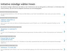 Tablet Screenshot of initiative-muendige-waehlerinnen.blogspot.com