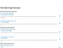 Tablet Screenshot of burnyourbodyfat.blogspot.com