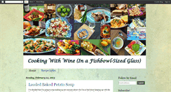 Desktop Screenshot of cookingwithwineinafish-bowlsizedglass.blogspot.com