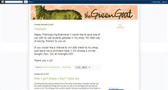 Desktop Screenshot of legreengoat.blogspot.com