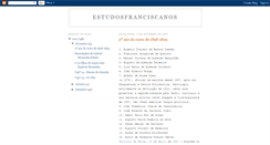 Desktop Screenshot of estudosfranciscanos.blogspot.com