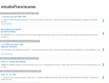 Tablet Screenshot of estudosfranciscanos.blogspot.com