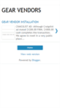 Mobile Screenshot of gearvendors.blogspot.com