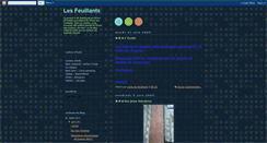 Desktop Screenshot of lesfeuillants.blogspot.com