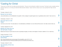 Tablet Screenshot of djcastingforchrist.blogspot.com