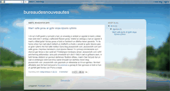 Desktop Screenshot of bureaudesnouveautes.blogspot.com