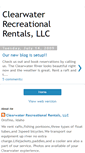 Mobile Screenshot of clearwaterrecreationalrentals.blogspot.com