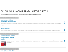 Tablet Screenshot of calculostrabalhistasgratis.blogspot.com