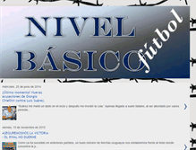 Tablet Screenshot of nivelbasicofutbol.blogspot.com