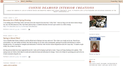 Desktop Screenshot of conniedeamondsdecoratingblog.blogspot.com