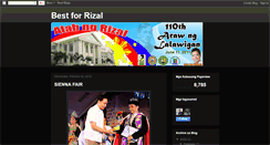 Desktop Screenshot of bestforrizal.blogspot.com