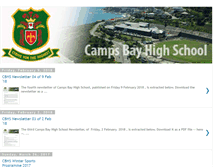 Tablet Screenshot of campsbayhighschool.blogspot.com