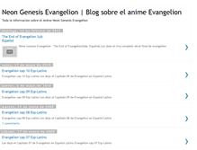 Tablet Screenshot of evangelion-y-anime.blogspot.com