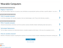 Tablet Screenshot of iwearmycomputer.blogspot.com