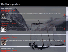 Tablet Screenshot of hockeyarcher.blogspot.com