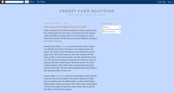 Desktop Screenshot of ccardsolution.blogspot.com