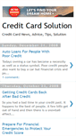 Mobile Screenshot of ccardsolution.blogspot.com