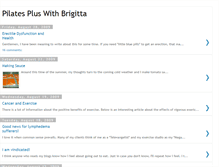 Tablet Screenshot of pilates-plus.blogspot.com