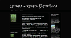 Desktop Screenshot of leitura-revistaeletronica.blogspot.com