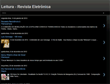 Tablet Screenshot of leitura-revistaeletronica.blogspot.com