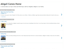 Tablet Screenshot of abigailcomeshome.blogspot.com