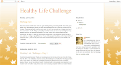 Desktop Screenshot of healthylifechallenge.blogspot.com