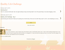 Tablet Screenshot of healthylifechallenge.blogspot.com