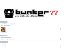 Tablet Screenshot of bunkerstudio.blogspot.com