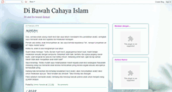 Desktop Screenshot of finurislam.blogspot.com