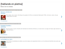 Tablet Screenshot of hablandoenplatina.blogspot.com