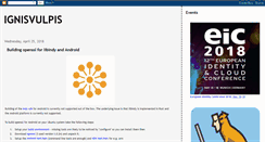 Desktop Screenshot of ignisvulpis.blogspot.com