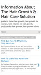 Mobile Screenshot of besthairgrowthsolution.blogspot.com