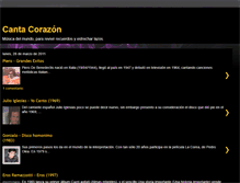 Tablet Screenshot of canta-corazon.blogspot.com