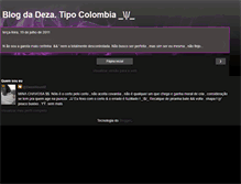 Tablet Screenshot of dezatipocolombia.blogspot.com