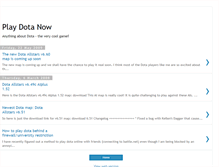 Tablet Screenshot of playdotanow.blogspot.com