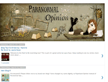 Tablet Screenshot of paranormalopinion.blogspot.com